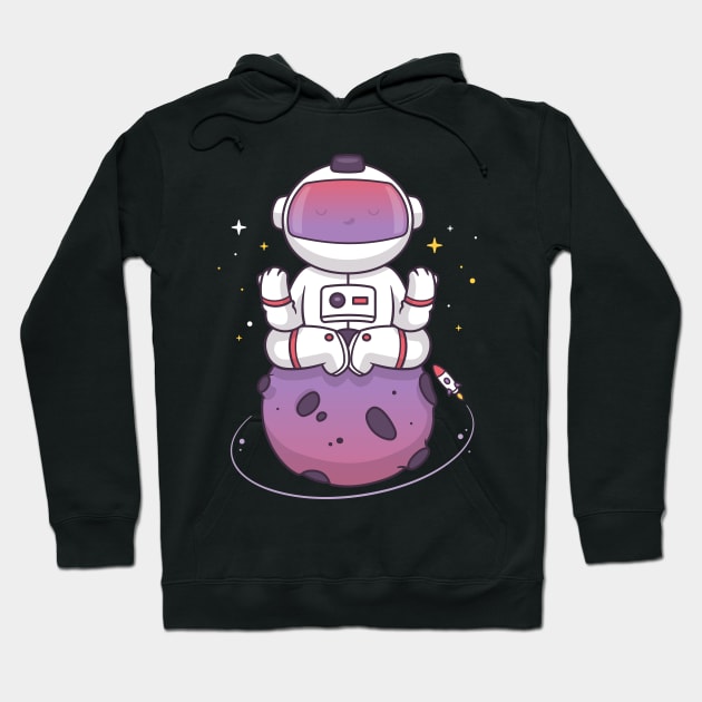 Space Yoga Hoodie by zoljo